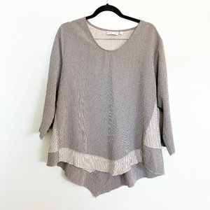 Habitat clothes to live in seersucker asymmetric hem tunic top size medi…